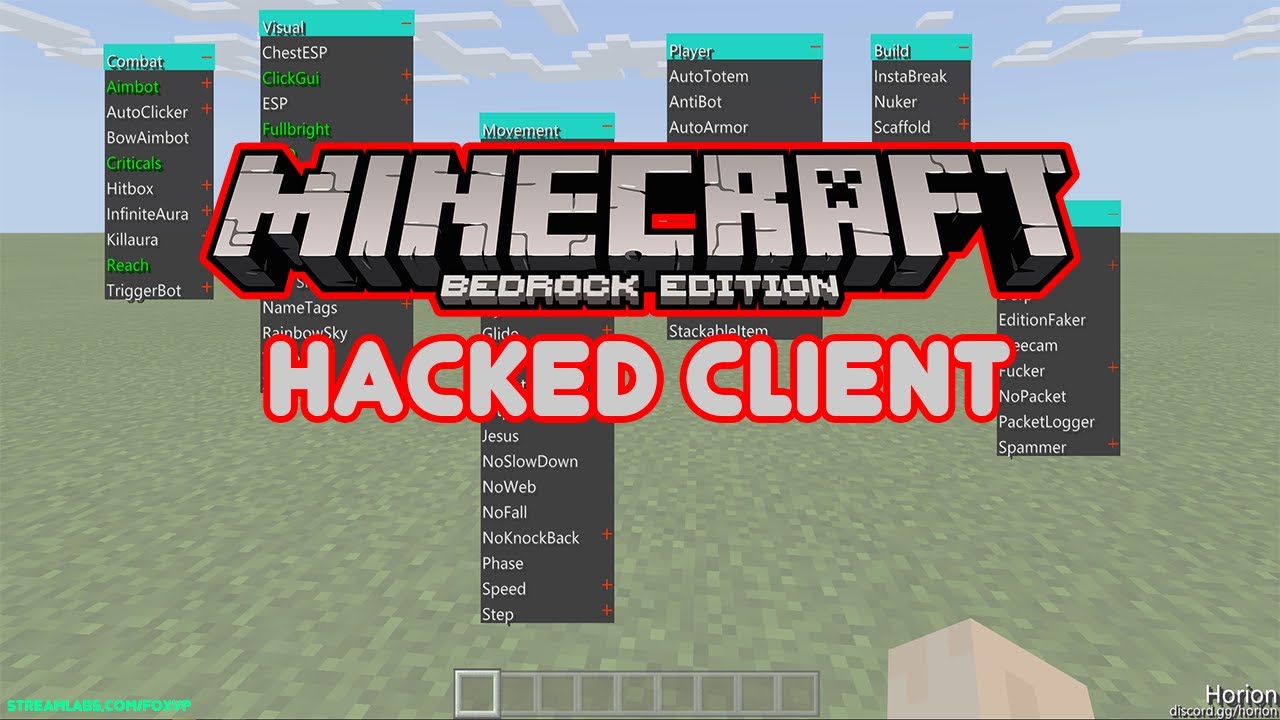 minecraft bedrock edition hack client